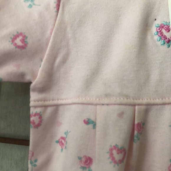 Pink Heart Valentines Deadstock Onesie - Picture 6 of 10